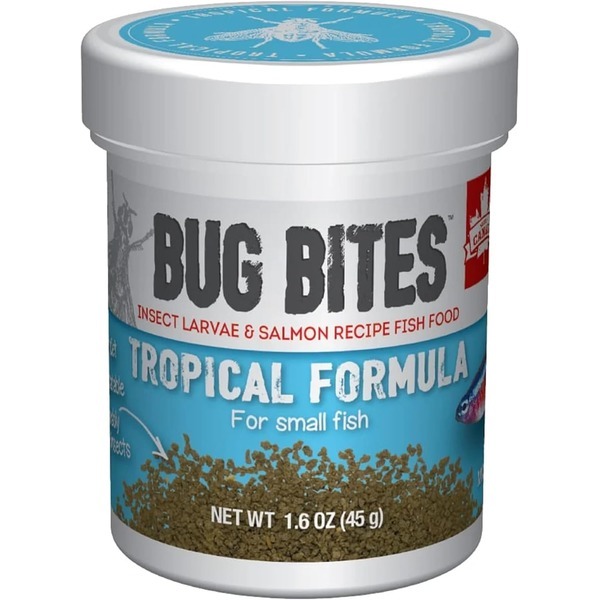 Fluval Bug Bites Tropical Formula 昆蟲配方粒糧 45g