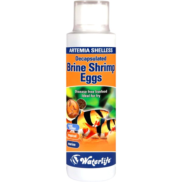 Waterlife Artemia Shell-less 去殼豐年蝦卵 250ml（魚苗糧）